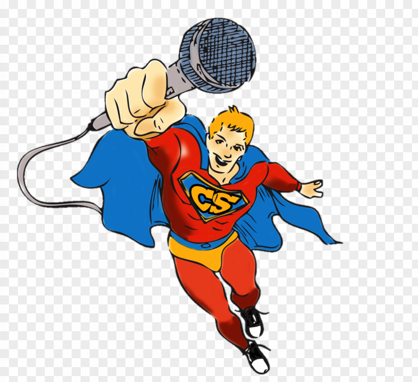 Superman Superhero Radio Content PNG