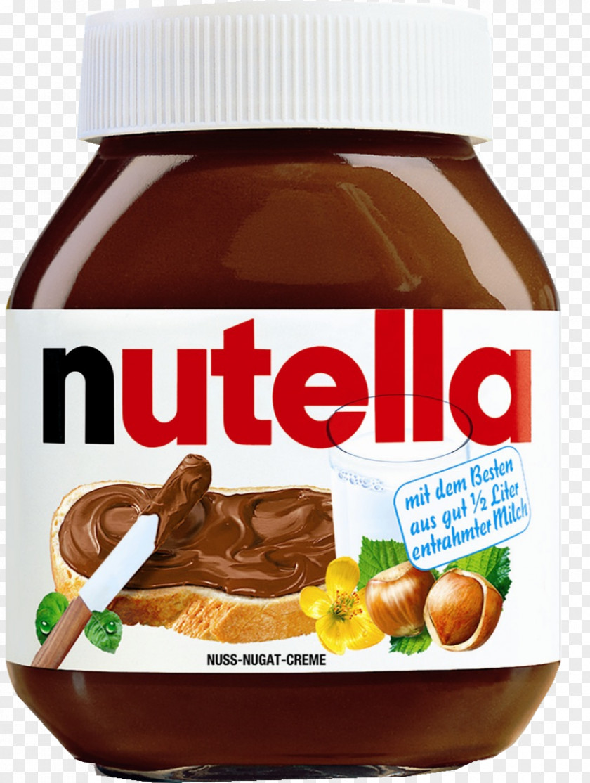 Chocolate Spread Nutella Ferrero SpA Food Hazelnut PNG