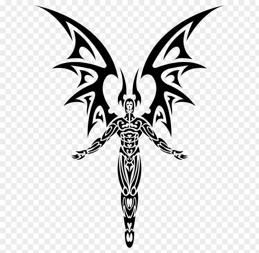 Demon Sleeve Tattoo Angel Devil PNG