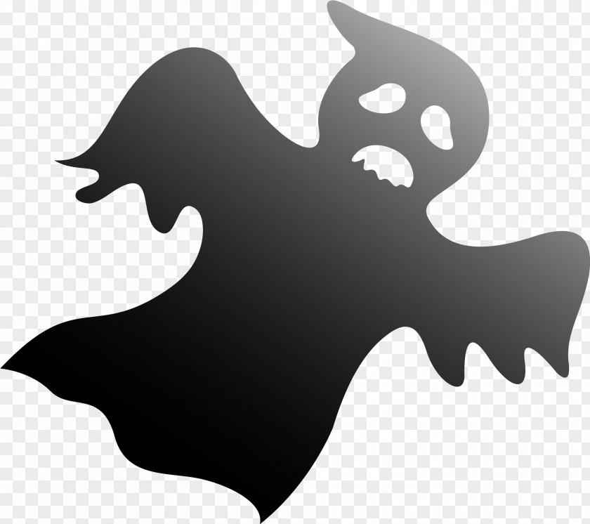 Black Horror Ghost PNG
