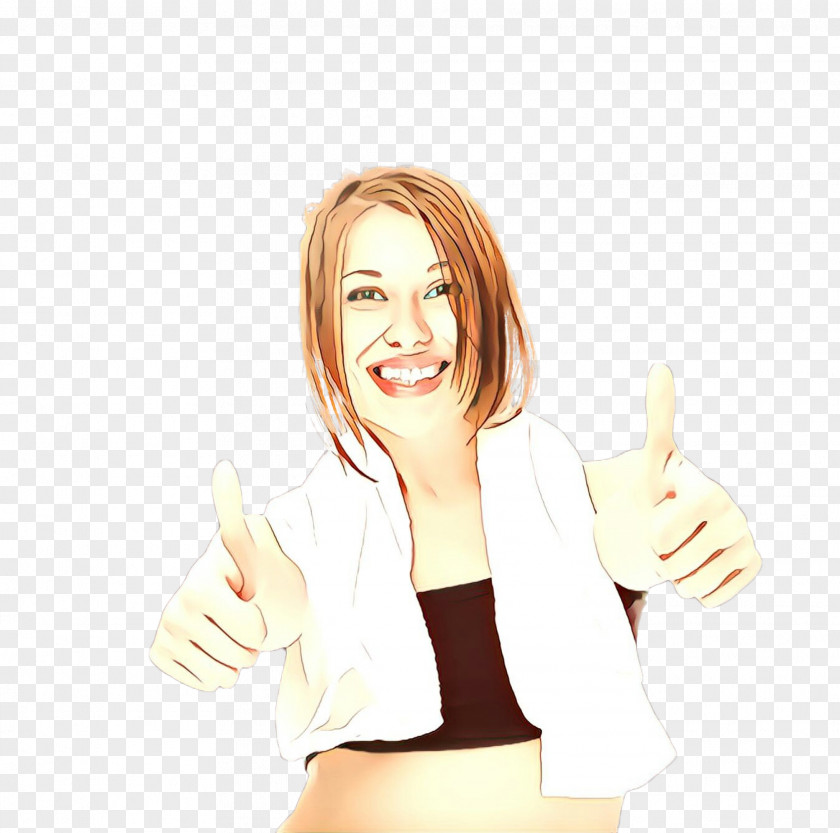 Finger Gesture Hand Thumb Blond PNG