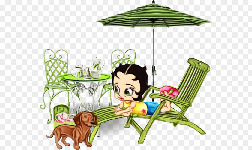 Shade Table Betty Boop PNG