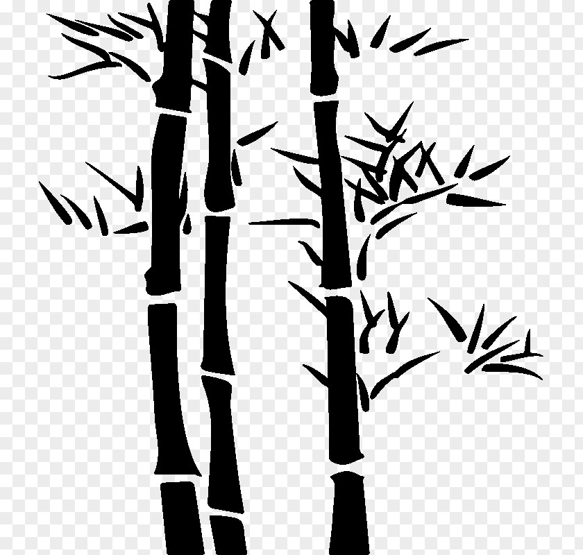 Black Posters Sticker Bamboe Bamboo Painting PNG