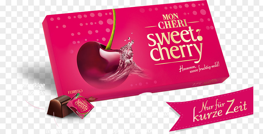 Fresh Cherries Chocolate Bar Mon Chéri Cherry Ferrero SpA Product PNG