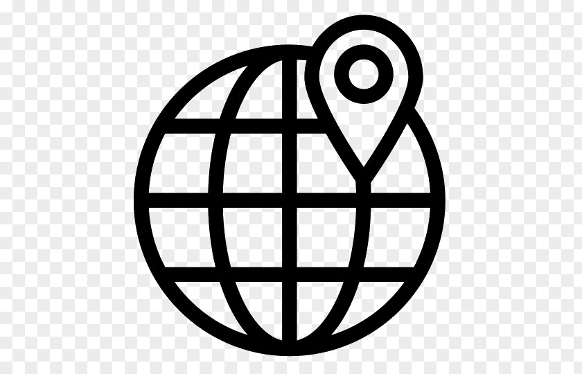 Globe World Location Map PNG