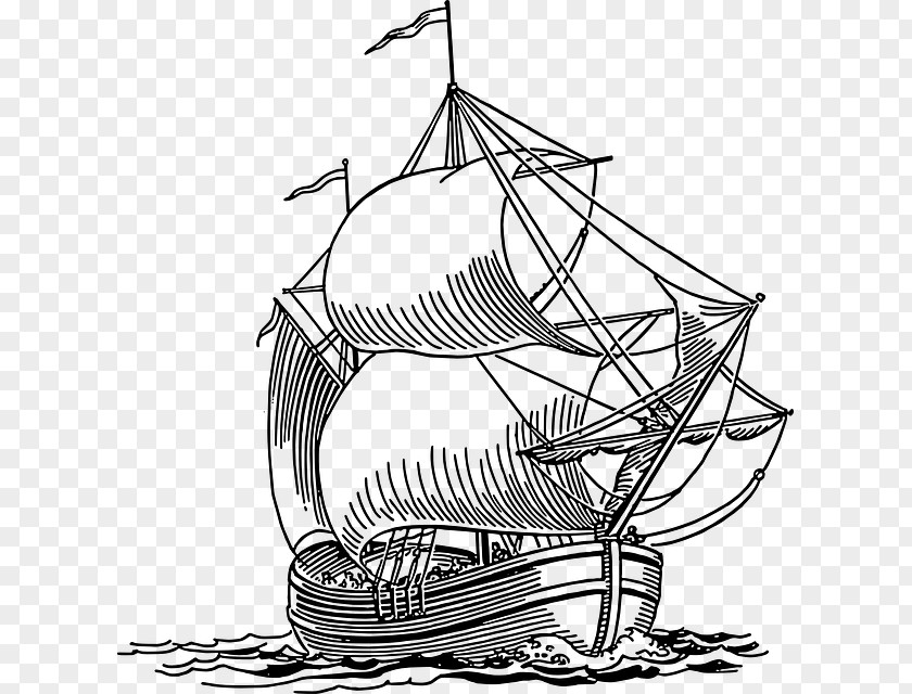Giant Colouring Coloring Book Sailing Ship Boat PNG