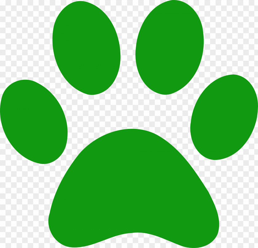 Green Bear Footprints Dog Paw Printing Clip Art PNG