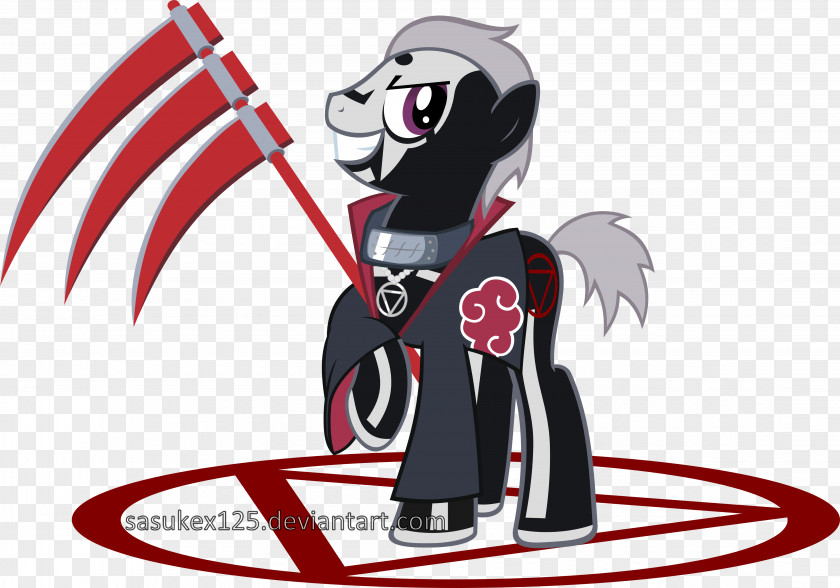 Horse My Little Pony Hidan Akatsuki PNG