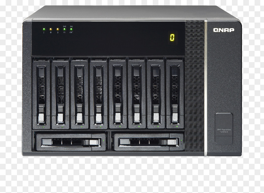 QNAP Systems, Inc. Network Storage Systems Serial Attached SCSI Hard Drives RAID PNG
