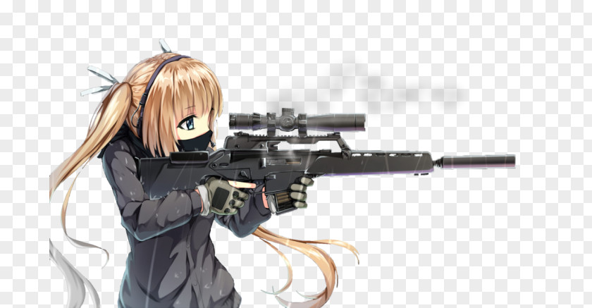 Sniper Rifle Anime Drawing PNG rifle Drawing, clipart PNG