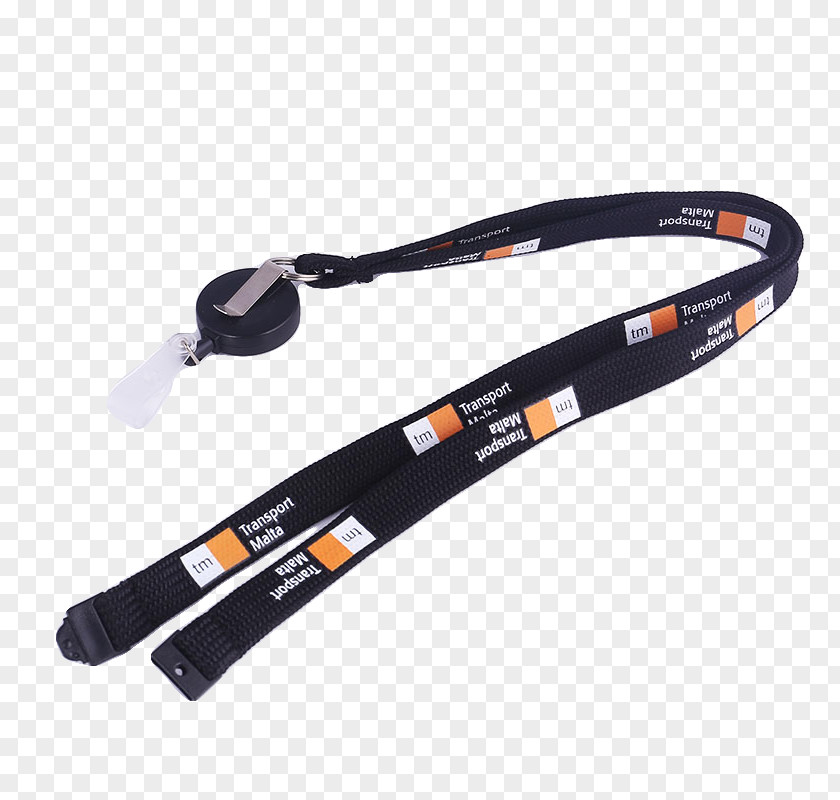 Tubular Lanyard Logo Leash Promotional Merchandise PNG