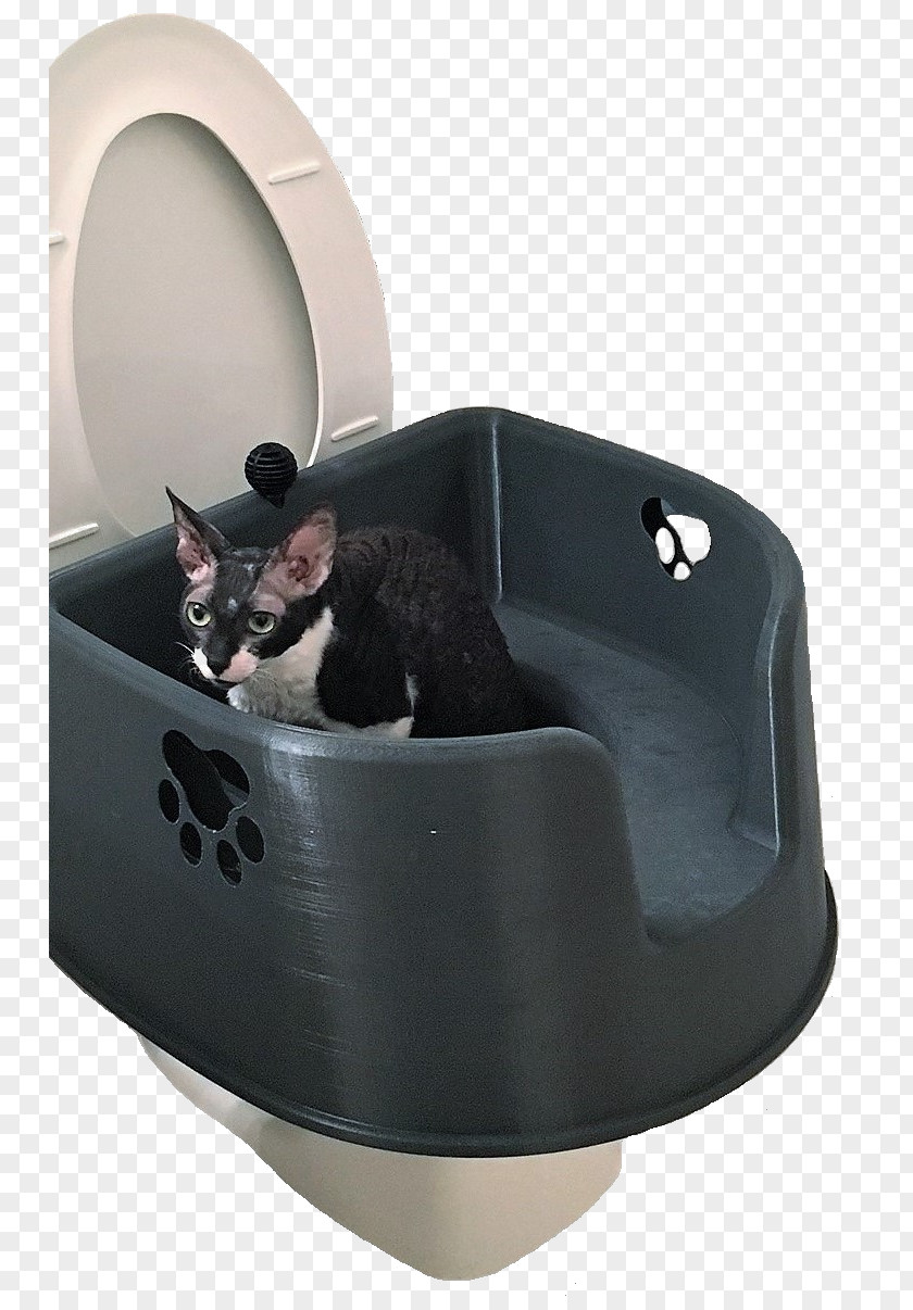 Waters Plashing Whiskers Cat Plastic Toilet & Bidet Seats Furniture PNG