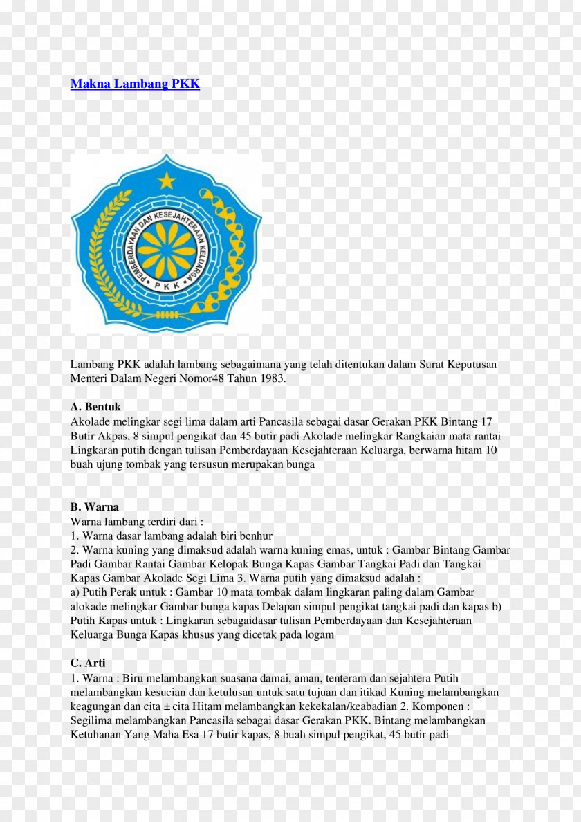 Garuda Pancasila Symbol Document Paper Meaning Family Welfare Movement PNG
