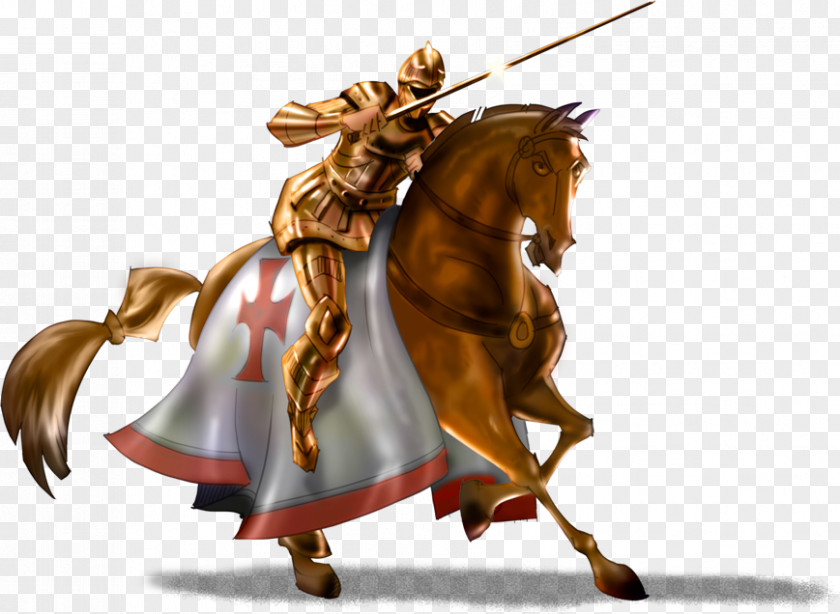 Knight Middle Ages Bachelor Horse Chivalry PNG