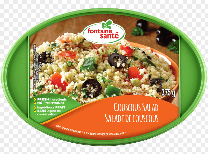 Salad Couscous Vegetarian Cuisine Recipe Lebanese PNG