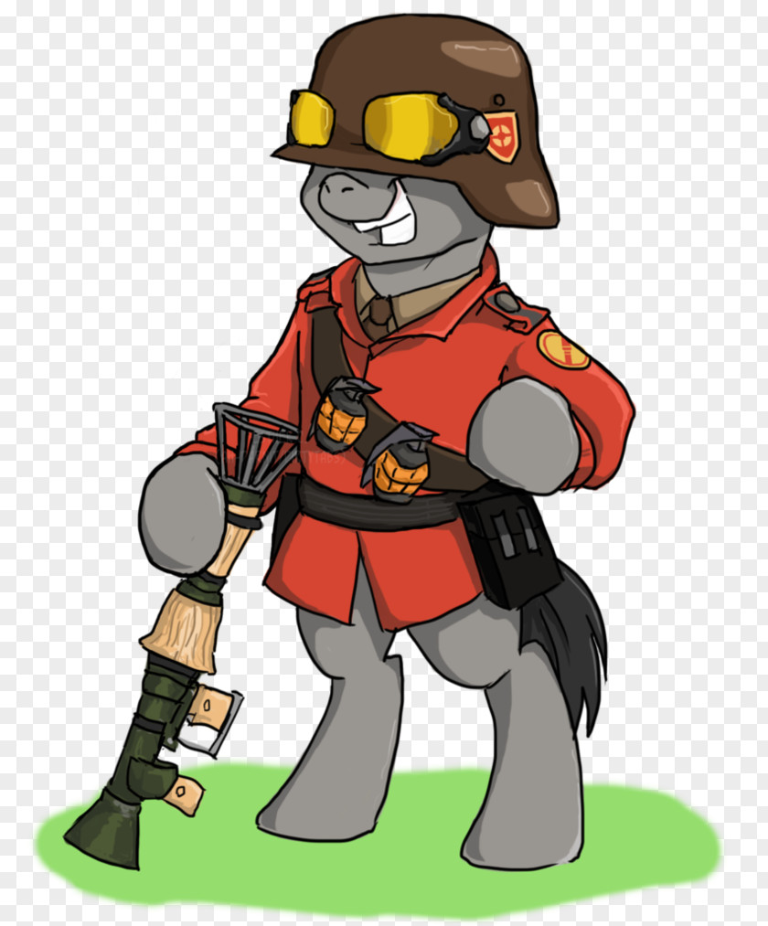 Soldier Team Fortress 2 My Little Pony Garry's Mod PNG