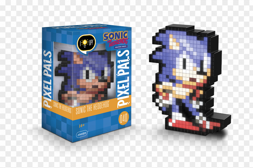 Sonic The Hedgehog Pixel SegaSonic PDP Pals #001 878-032-NA-SM3-NB Mania PNG