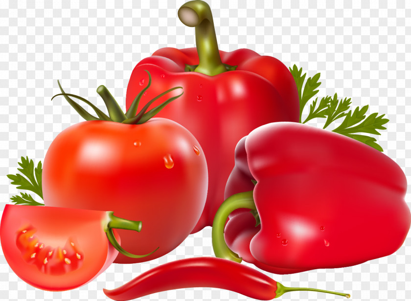 Tomato Vegetable Bell Pepper Food Beetroot PNG