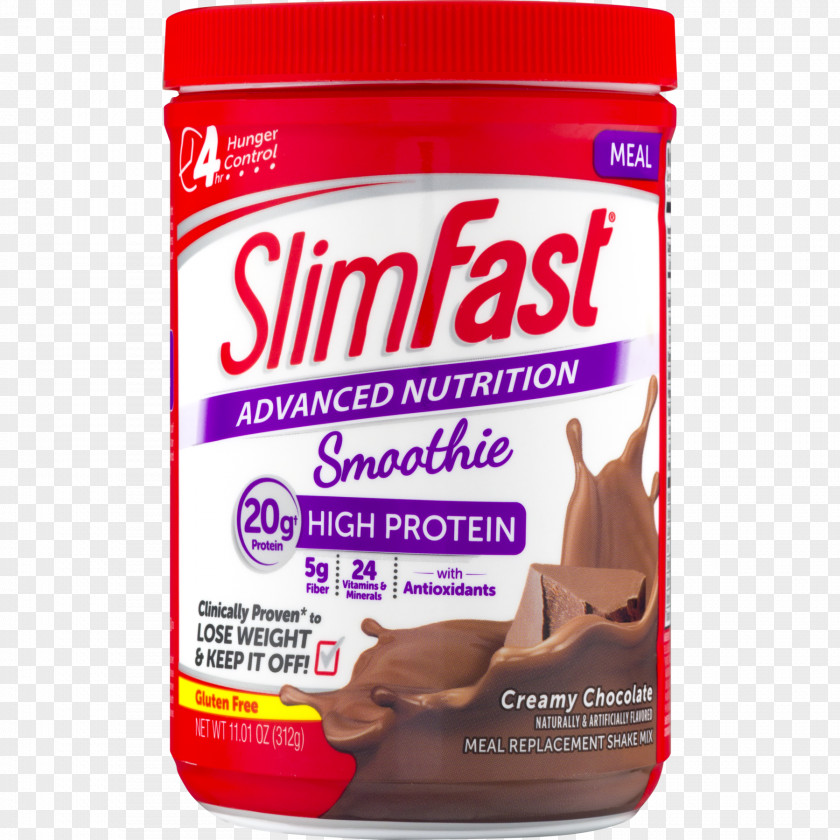 Chocolate Smoothie Milkshake Cream Drink Mix SlimFast PNG