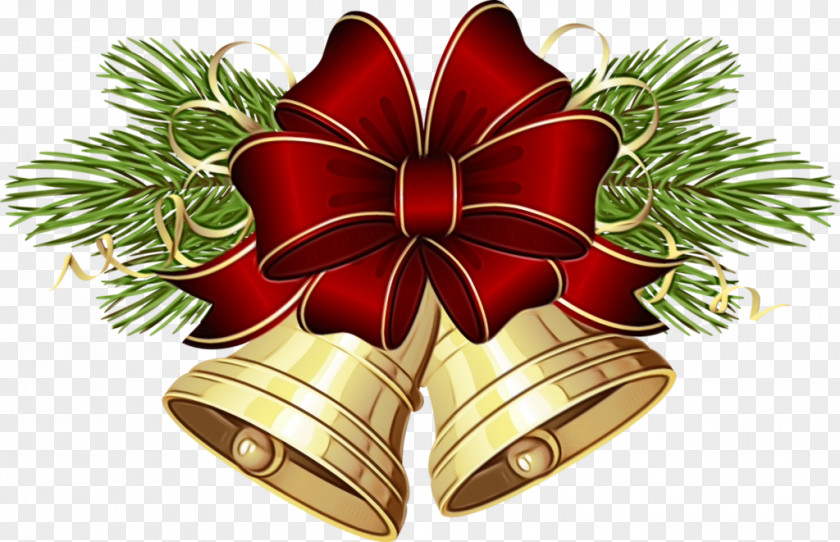 Pine Holly Christmas Ornament PNG