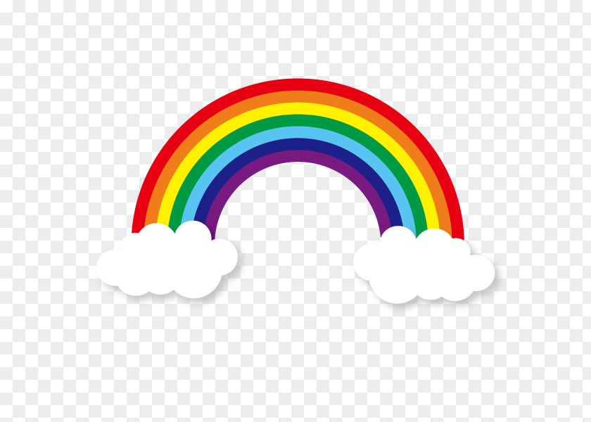 Rainbow ROYGBIV Color Sky Clip Art PNG