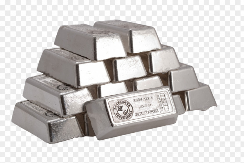 Silver Bullion Commodity Ingot Business PNG