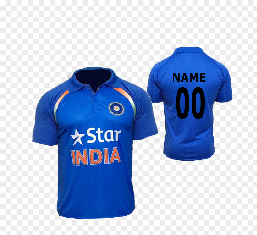T-shirt India National Cricket Team Jersey PNG