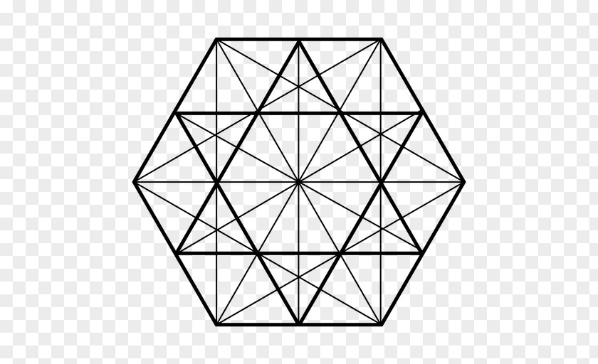 Triangle Hexagon Sacred Geometry Shape PNG