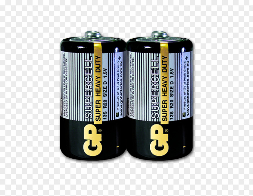 Electric Battery D Zinc–carbon GP Batteries Gold Peak PNG