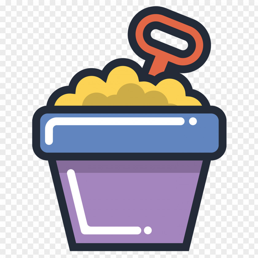 Sand Pail Ice Cream Image Vector Graphics PNG