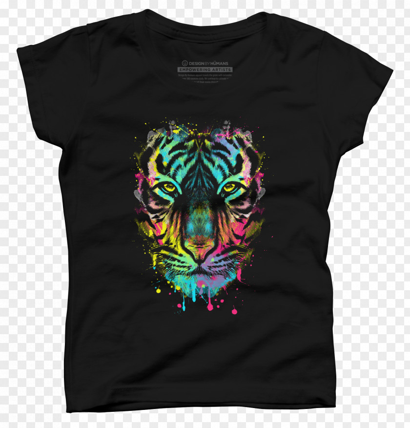 T-shirt Tiger Sleeve Fashion Pantherinae PNG