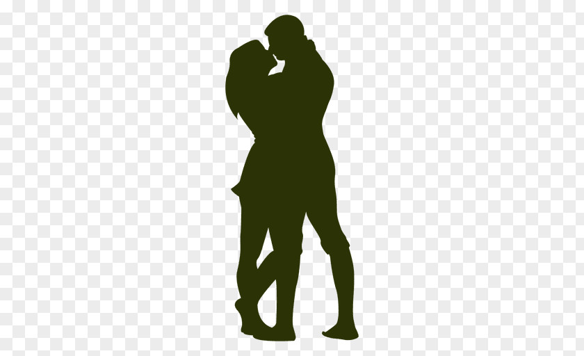 Wedding Couple Kiss Silhouette PNG