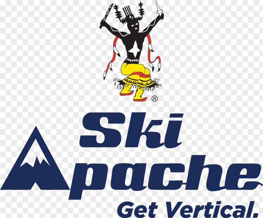 Design Logo Brand Ski Apache Graphic Font PNG