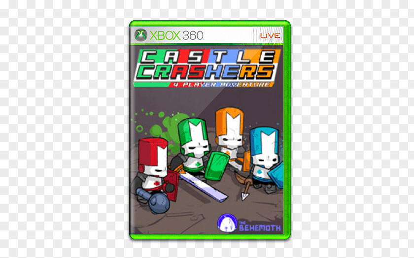 Microsoft Castle Crashers Xbox 360 One Video Game Live Arcade PNG