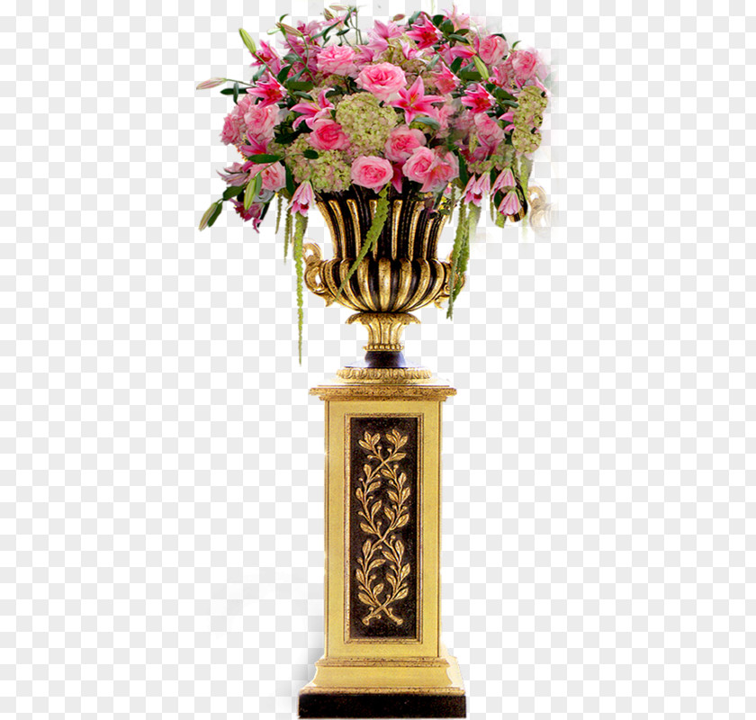 Vase Floral Design Cut Flowers Flowerpot PNG