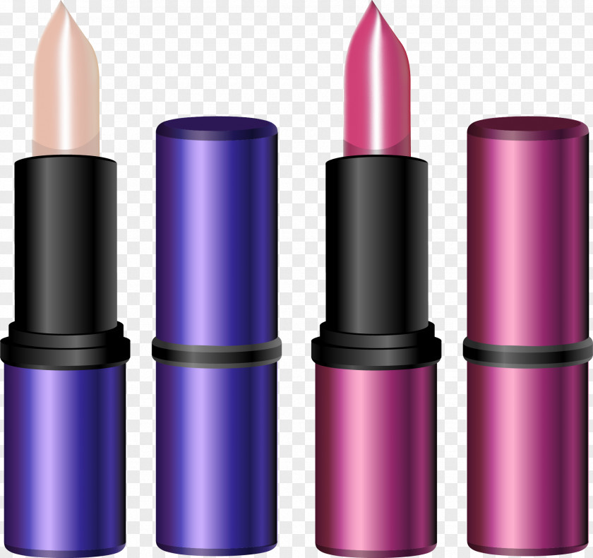 Vector Lipstick Make-up Illustration PNG