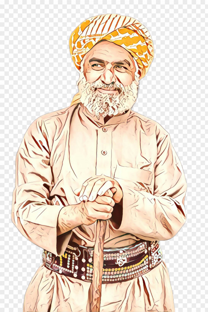 Prophet Dastar Moustache PNG