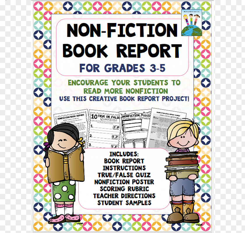 School Non-fiction Book Report National Primary Rubric Fourth Grade PNG