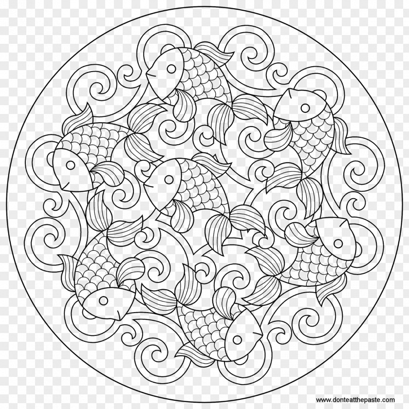 Crazy Summer The Mandala Book: Patterns Of Universe Coloring Book Adult Drawing PNG