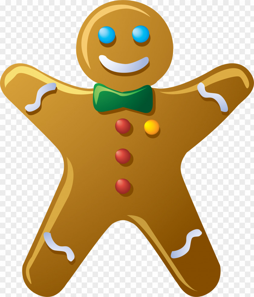 Creative Cookie Waffle Biscuit Gingerbread Man PNG