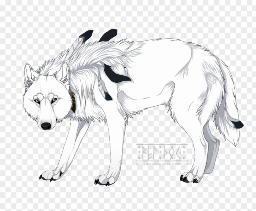 Oy Line Art White Wildlife Snout Sketch PNG