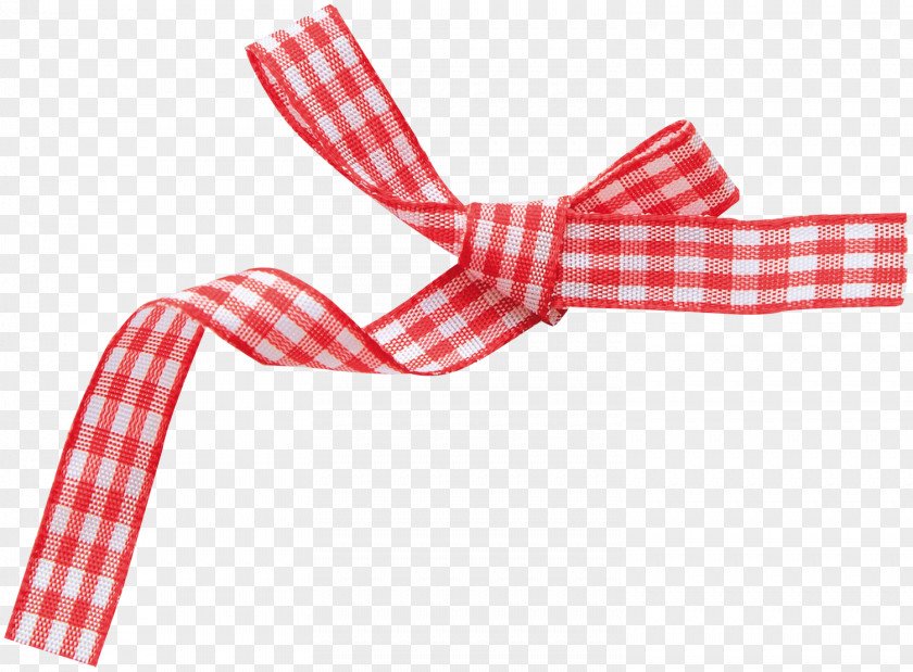Plaid Tie Ribbon Necktie Gift Bow PNG