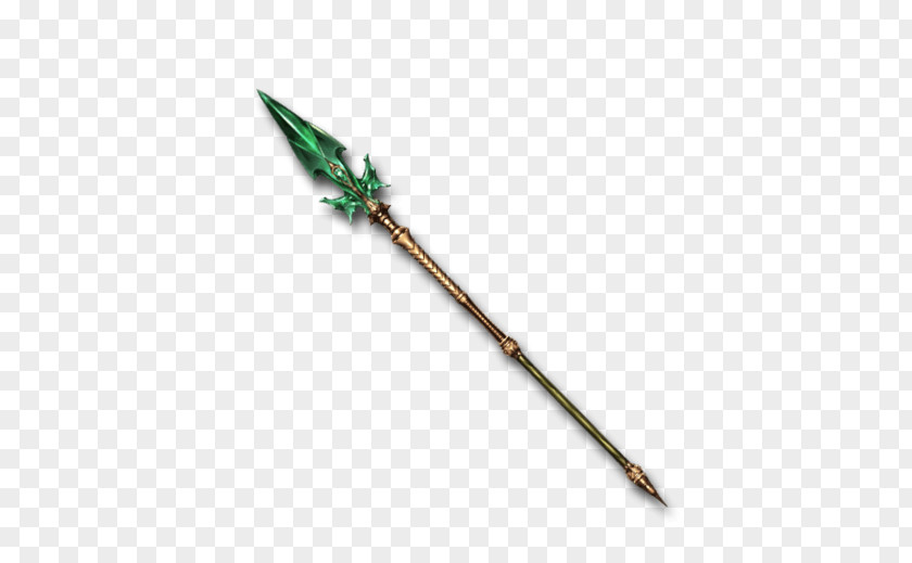 Spear Granblue Fantasy Ranged Weapon Emerald PNG
