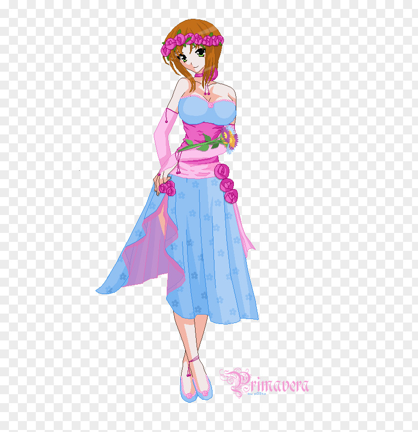 Spring Doll Clothing Costume Design Art PNG