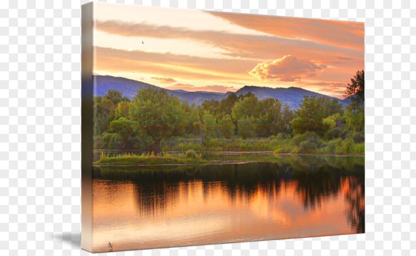 Painting Boulder County, Colorado Loch Gallery Wrap Picture Frames PNG
