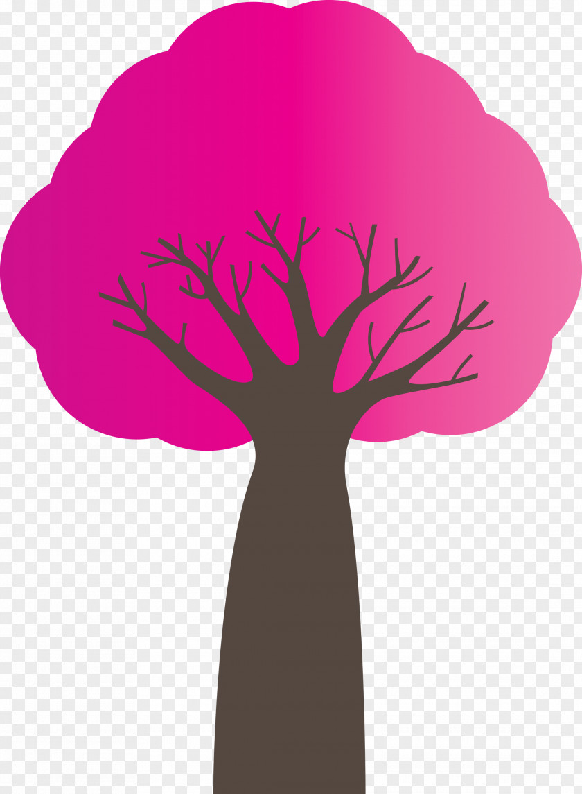 Petal Pink M Font M-tree Meter PNG