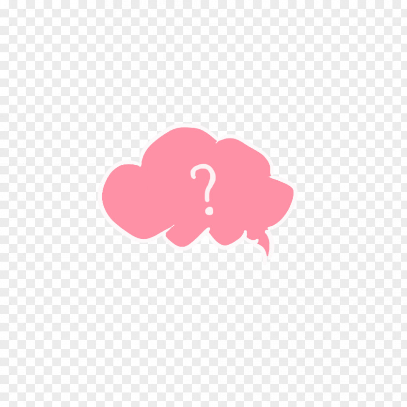 Pink Thinking Bubbles Download Icon PNG