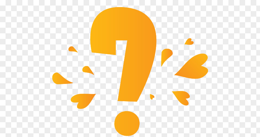 Question Mark Orange Logo Brand Font PNG