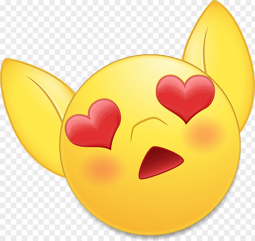 Smile Love Background Heart Emoji PNG