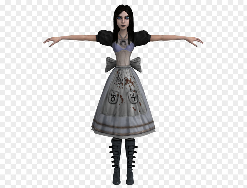 Alice Dress Alice: Madness Returns American McGee's Costume Cheshire Cat Minecraft PNG